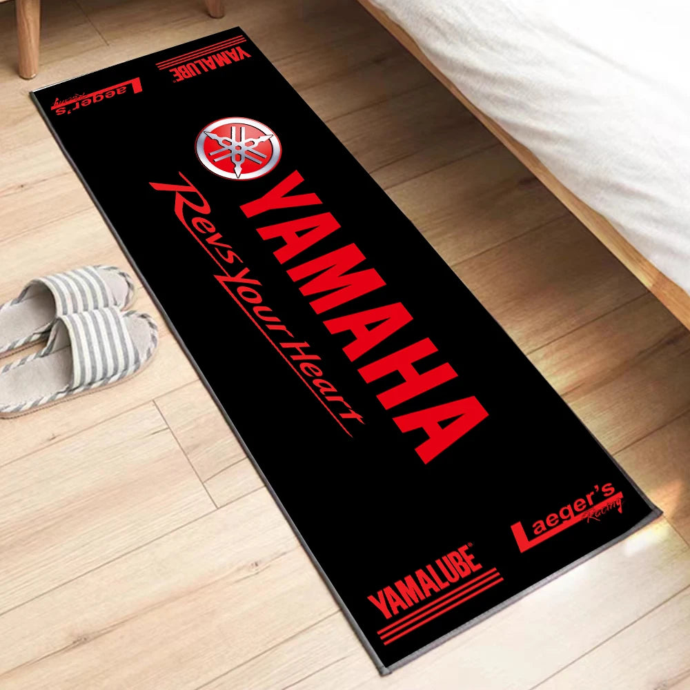YAMAHA Motorcycle Carpet Garage Mat Racing Cool Moto Display Motorcycle Display Mat Anti-slip Home Decoration Living Room Rug