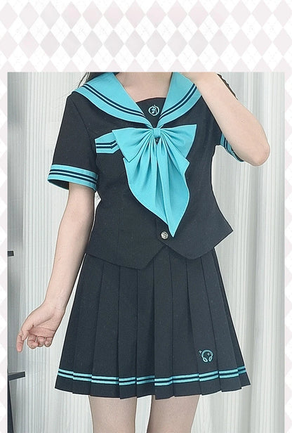Hatsune Miku's Cute and Sweet JK Sailor Uniform Hatsune Miku Schoolgirl Uniform Set Ogura Yuzu Japanese-style School Uniform