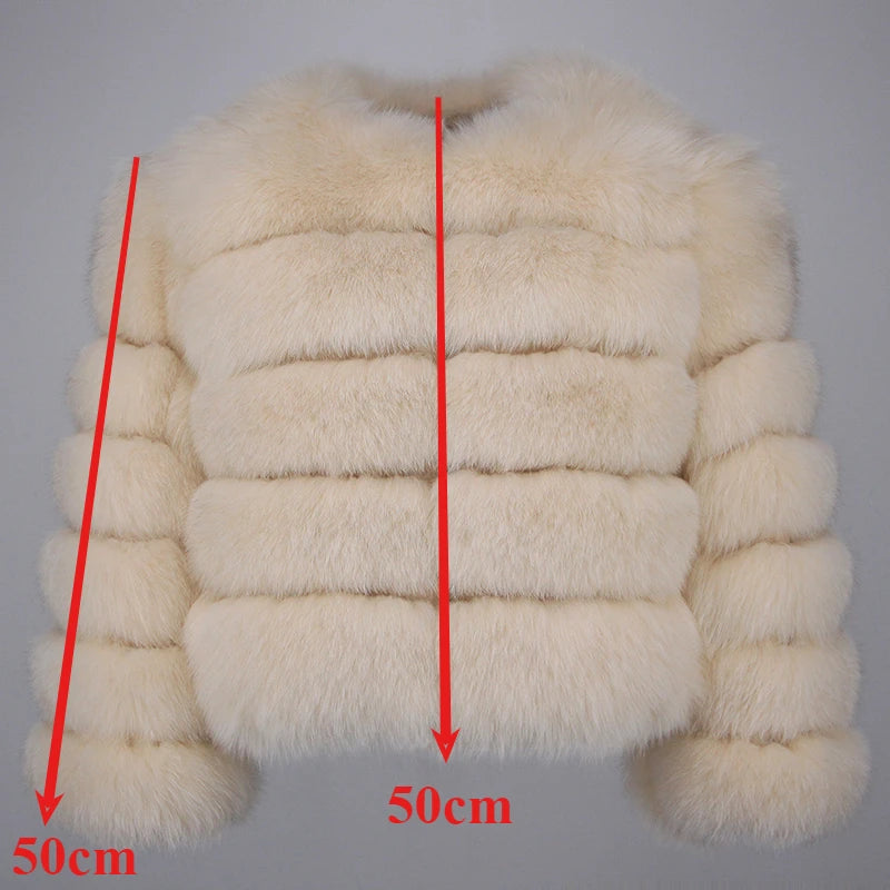 OFTBUY Wholesale Natural Raccoon Fox Fur Coat New High Quality Winter Jacket Women Fluffy Real Fur Clothing Outerwear Streetwear