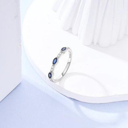 Original 925 Sterling Silver Ring Colorful Diamonds Cubic Zircon Finger Ring For Women Jewelry Wedding Engagement Birthday Gift