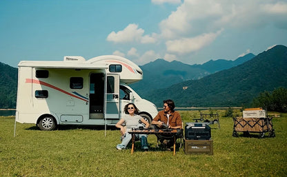 IEE 3200W Solar Generator P3200, 2048Wh Portable Power Station, LiFePO4 Battery, 0-80% in 45 Minutes Charging, APP, 16 Ports, Portable Power Station for Camping/Motorhomes/Emergency Power