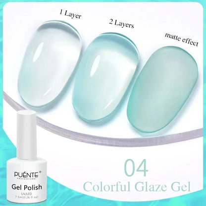 7.5ML Summer Fruit Series Cat Magnetic Gel Nail Polish Green Purple Pink Cat Eye Gel Soak Off UV Nail Art Varnish For Manicure