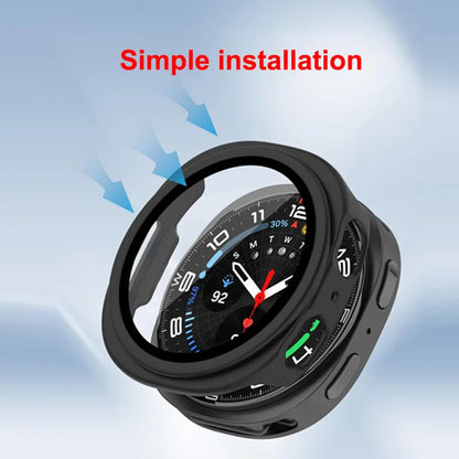 Tempered Glass+Case for Samsung Galaxy Watch 8 44mm 40mm Full PC bumper Cover Screen Protector Galaxy Watch 8Classic Accessories