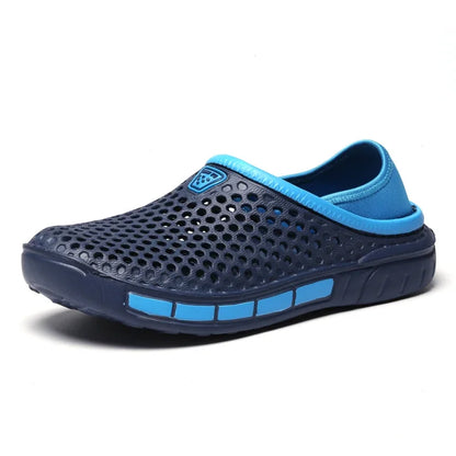 Summer Outdoor Men's Slippers Garden Clogs Male Casual Shoes Fashion Luxury Sandals Comfort Home Soft Slippers 40-47