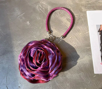 Party Clutch Fairy Hostess Flower Silk Mini Banquet Lipstick Key Purse Luxury Tote Designer Lady Prom Crossbody Handbags