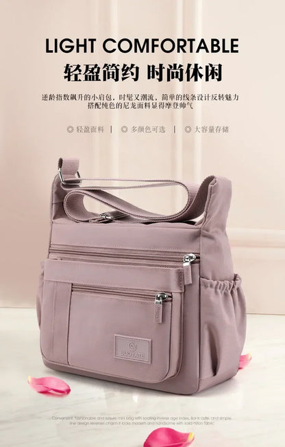 Fashion Shoulder Crossbody Bag for Women Messenger Bags Waterproof Nylon Ladies Handbag Tote Bags for Women Sac A Main Femme