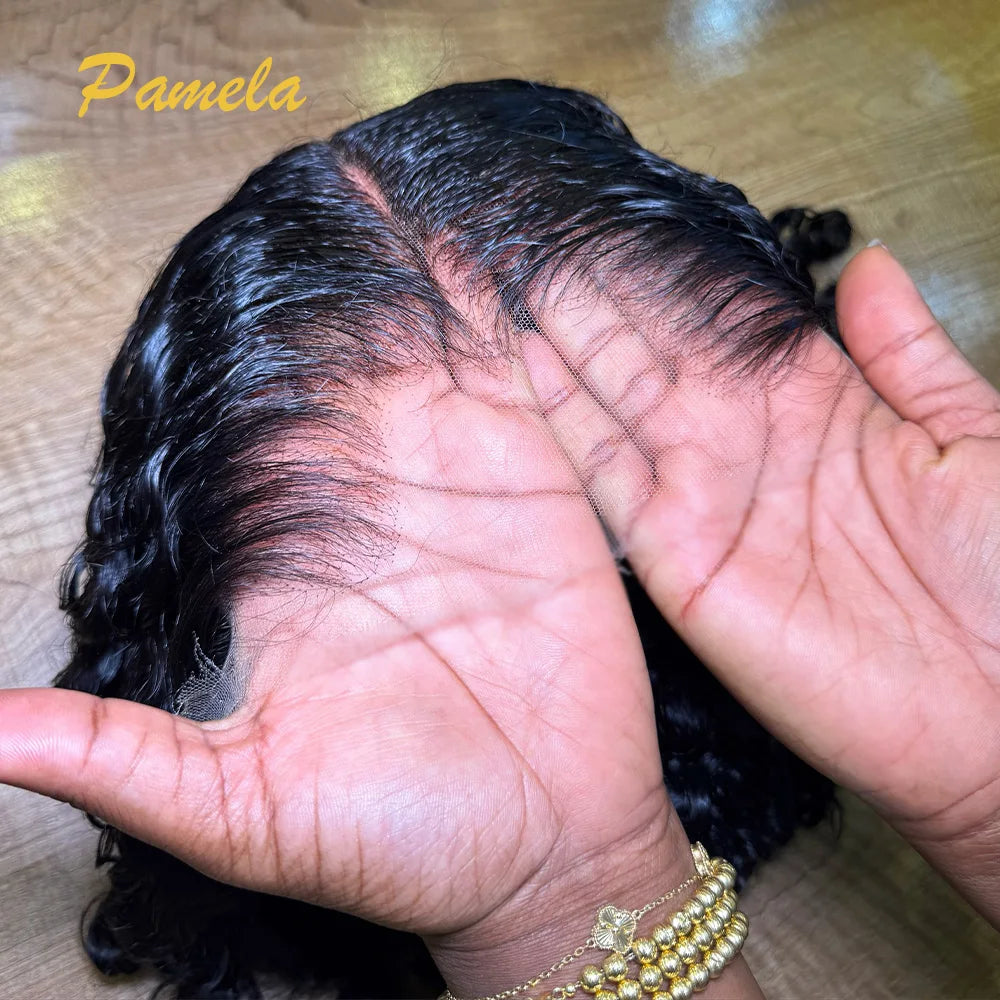 New Trend Lagos Hairline Body Wave 13x6 Lace Frontal Glueless Wig Curly Human Hair Glueless Lace Front Wig PrePlucked Woman Wigs