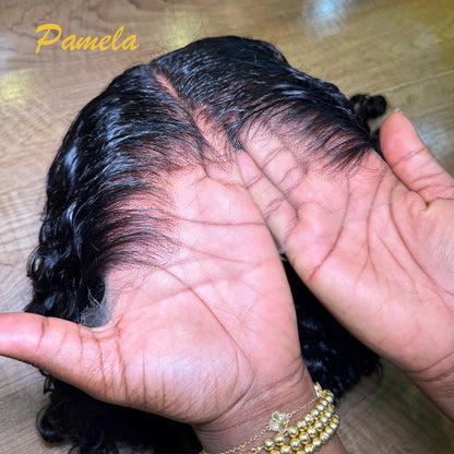 New Trend Lagos Hairline Body Wave 13x6 Lace Frontal Glueless Wig Curly Human Hair Glueless Lace Front Wig PrePlucked Woman Wigs