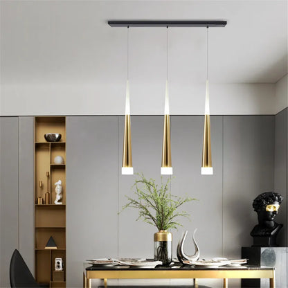 Luxury Waterdrop Bedroom Bedside LED Pendant Lights Kitchen Island Bedroom bar Table Dining Room Hanging Light Home Chandelier