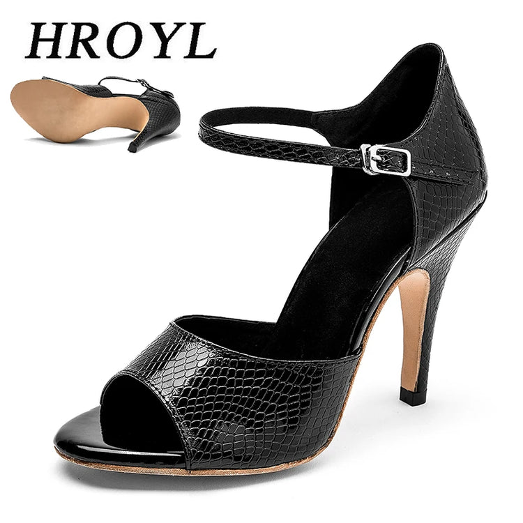 Women Latin Ballroom Dance Shoes Ladies Ballroom Jazz Salsa Tango Dance Shoes Wedding Party Stage Performance High Heels Sandals