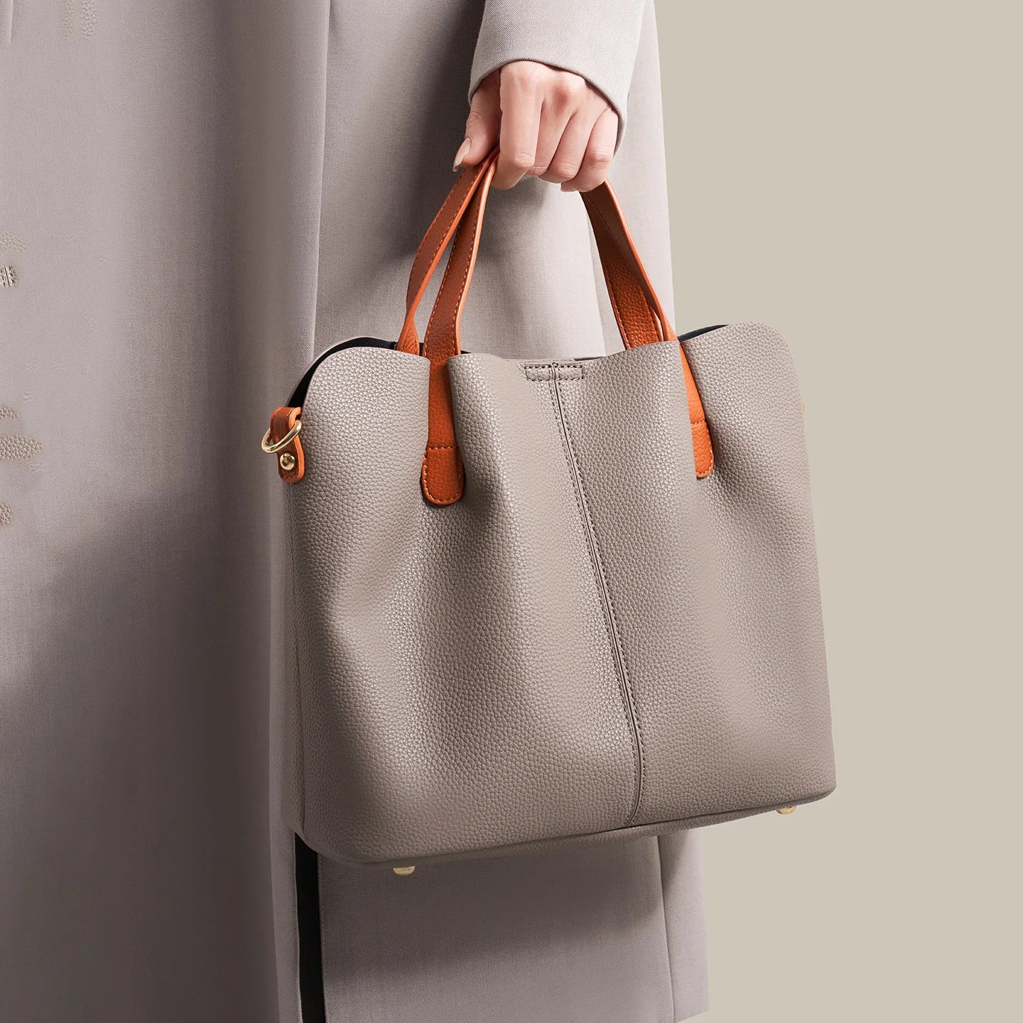 Women's Bag Leather Luxury Designer Shoulder Bag Soft Handbags Large Capacity Crossbody Bags Blue Black Khaki