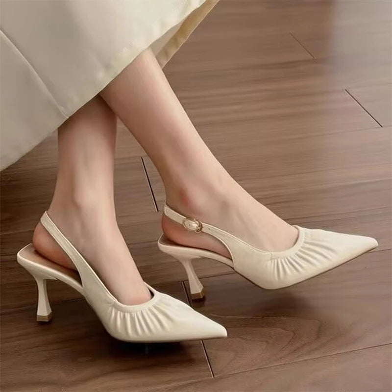 Sexy High Heels Sandals Women Pointed Toe Heels Shoes Dress Fashion Slippers New Pumps Elegant Party Luxury Mujer Zapatos