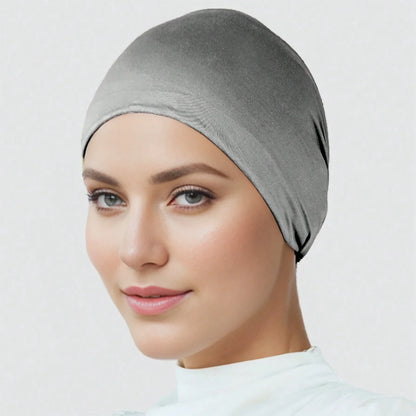 Premium Soft Muslim Hijab Underscarf Caps Cotton Stretch Turban Cap Islamic Underscarf Bonnet Headscarf Headband Islamic Turbans