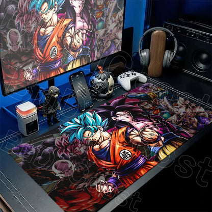 Anime Dragon Ball Non-slip Mousepad Office Laptop Game Keyboard Accessories Goku 90x40cm Computer Deskmat Gaming Carpet Boy Gift
