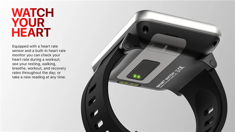 DM100 4G  Smart Watch Android 7.1 OS Phone 3 GB 32GB 5MP 2.86 Inch Screen Camera 480*640 Ips Screen 2700mah Battery Smartwatch