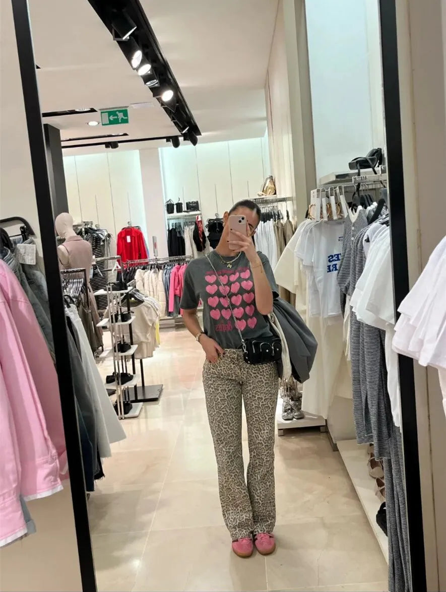 New Leopard Crossbody Bags For Women 2024 Luxury Handbags Designer Ladies Hand Shoulder Messenger Bag Sac A Main Female