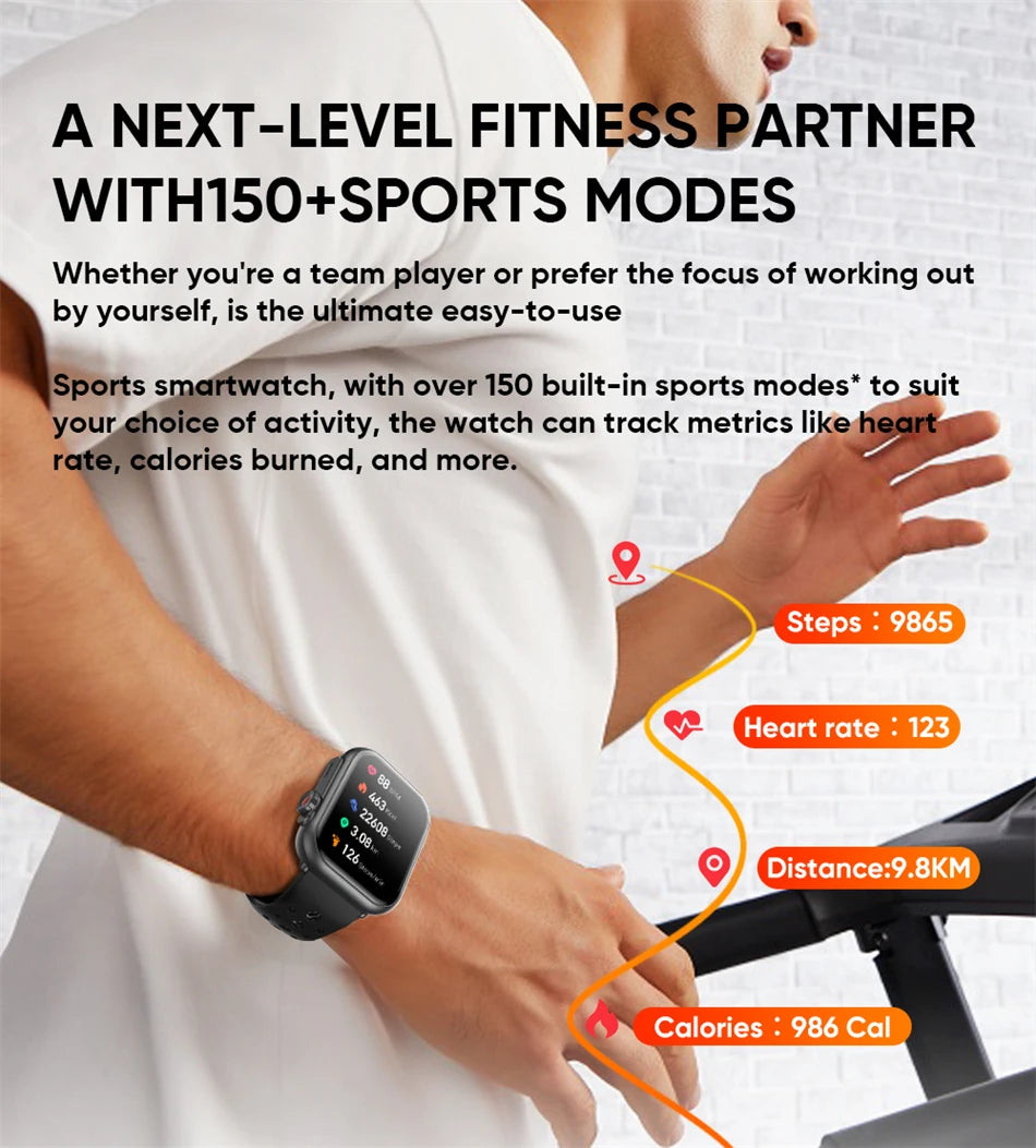 2026 New 1000 mAh Smart Watch Men Women 1.85“HD AMOLED GPS track Full Touch Screen IP68 Waterproof Bluetooth Call SmartWatch Man