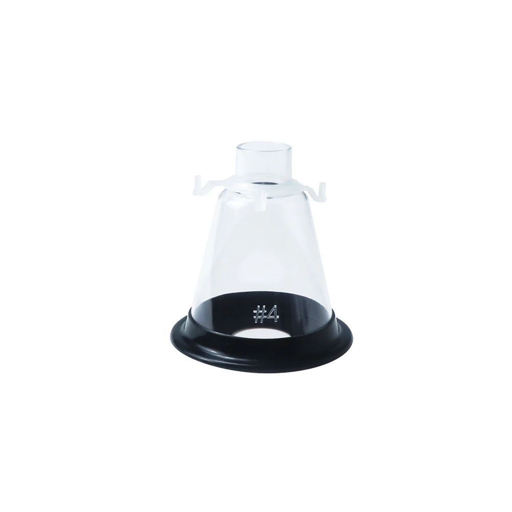 Animal Anesthesia Mask Medical Grade PVC Transparent Dome With Silicone Protective Film Fixing Ring For Pet Veterinary Equipment
