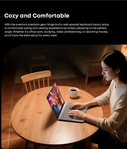 CHUWI FreeBook 2-in-1 Touch Screen Laptop 13.4'' Intel N150 16GB LPDDR5 RAM 512GB SSD FHD 2520x1680 WiFi6 BT5.2 Windows 11