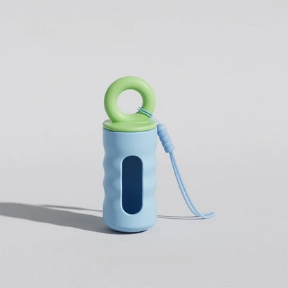 Portable Outdoor Dog Poop Bags Dispenser Stylish Pet Garbage Bags Dispenser for Dogs Cats Pet Cleaning Supplies Accessories