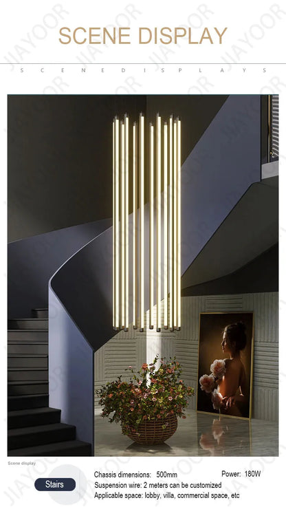 New Room Decoration Interior Chandelier Modern LED Living Room Hanging Lights Ceiling Home Decor Ceiling Pendant Lamp Lustre