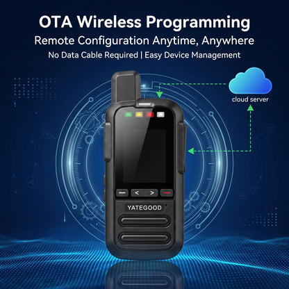 Walkie Talkie  POC Radio 100KM  Handheld Network  SOS Function Global 5000KM 3G 4G POC