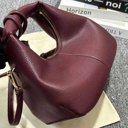2026 New Y2K French Fashion Design Black Crescent Bag Female Saddle Bag with Cosmetic Mirror for Woman Shoulder Bags Purse
