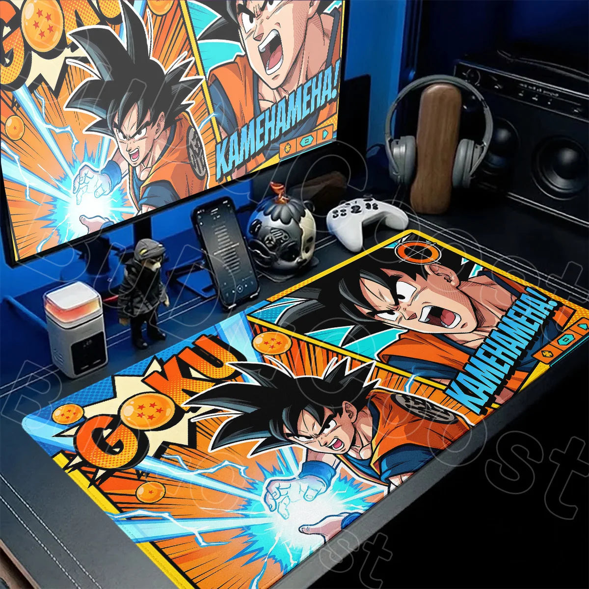 Dragon Ball Goku Anime Rubber Mousepad Speed XXL Gamer Laptop Stitch Edge Keyboard Mat Washable Durable Office Desk Pad Boy Gift