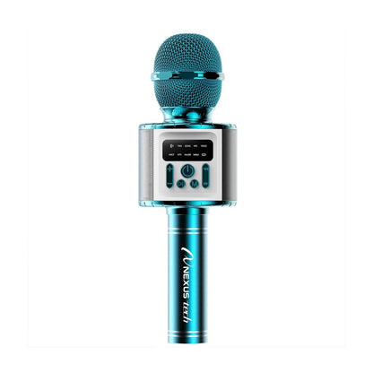 Wireless Bluetooth 5.2 Karaoke Microphone Portable Speaker Voice Changer RGB LED Premium Party Entertainment Singing Machine TWS Kids Adults Gift