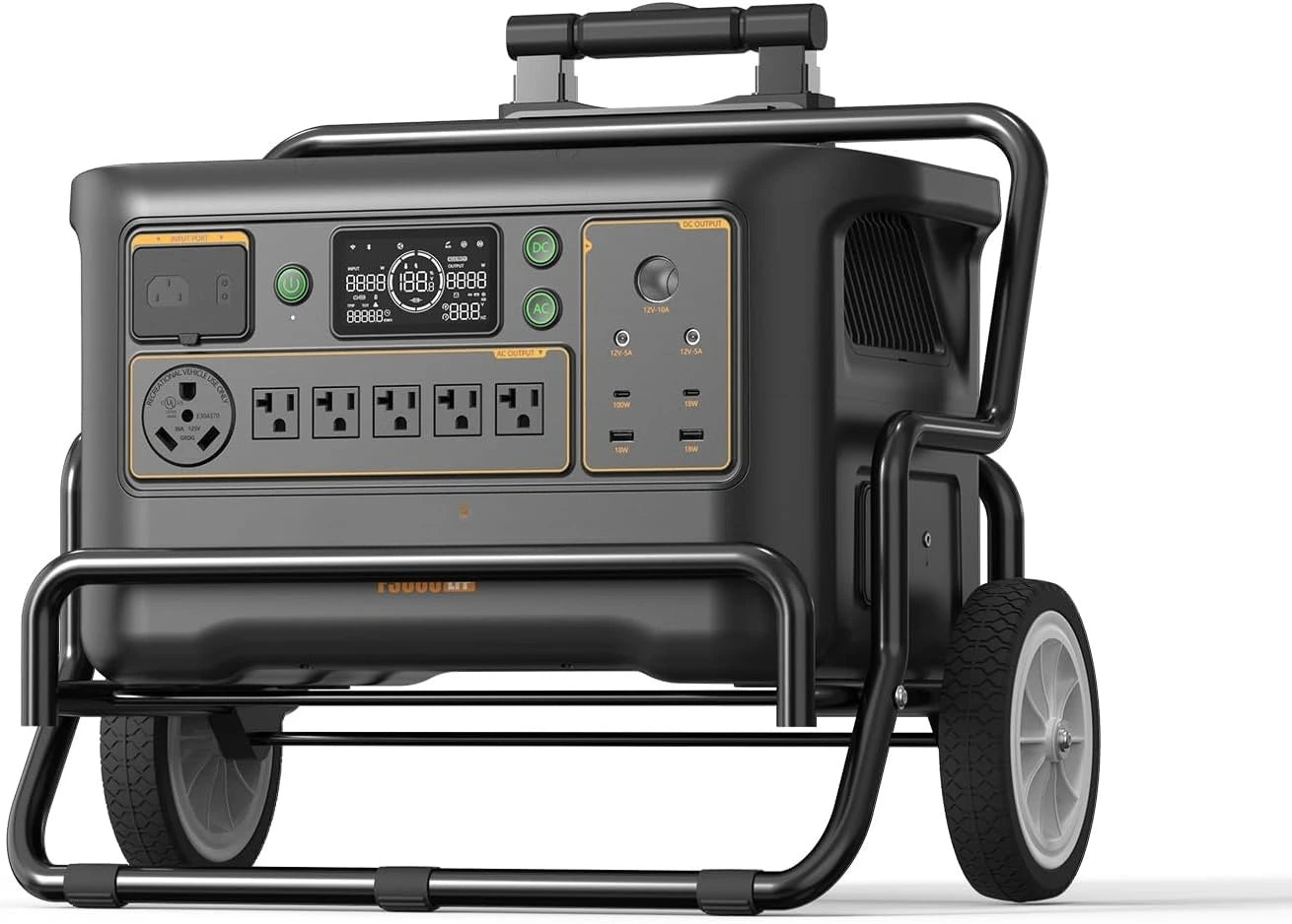 USA Stock Portable Power Station F3000LFP 3072Wh Solar Generator 3600W LiFePO4 Battery Home Backup Fast Charging Expand