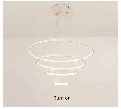 Modern Led Ceiling Chandelier Villa Living Room Bedroom Dining Room Iron Chandelier Home Interior Lighting Decorative Lights