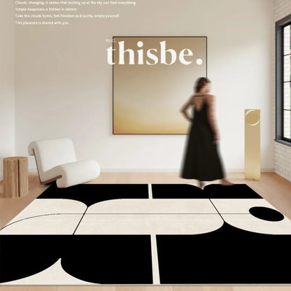 French Retro Living Room Decoration Plush Carpet Large Area Non-slip Mat Light Luxury Rugs for Bedroom Thicken Cream Lounge Rug