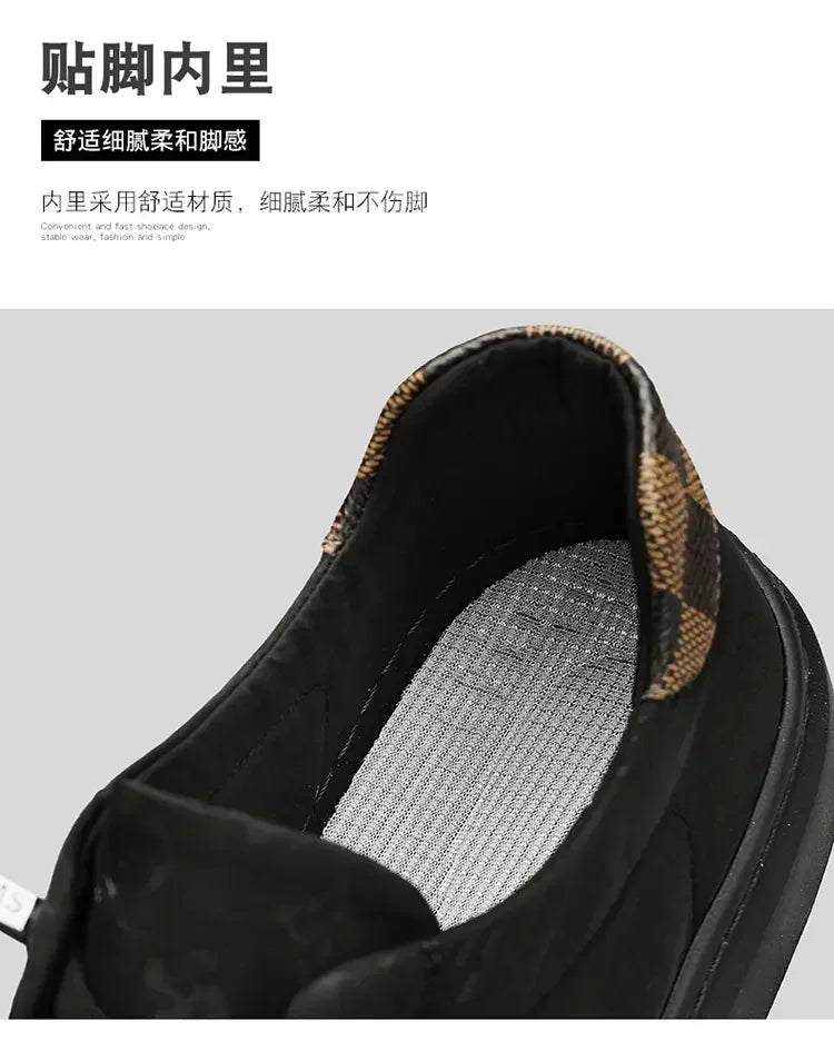 Men Skateboarding Shoes Platform Tennis Gym Sport Sneakers Luxury Design Skateboard Flats Sneakers Outdoor Walking Shoe For Male