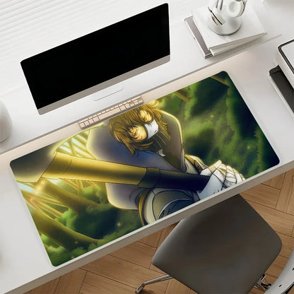 Creepypasta T-Ticci Toby Mouse Pad Anti Slip Rubber Edge Locked Thickened Laptop Gaming Desk Mat