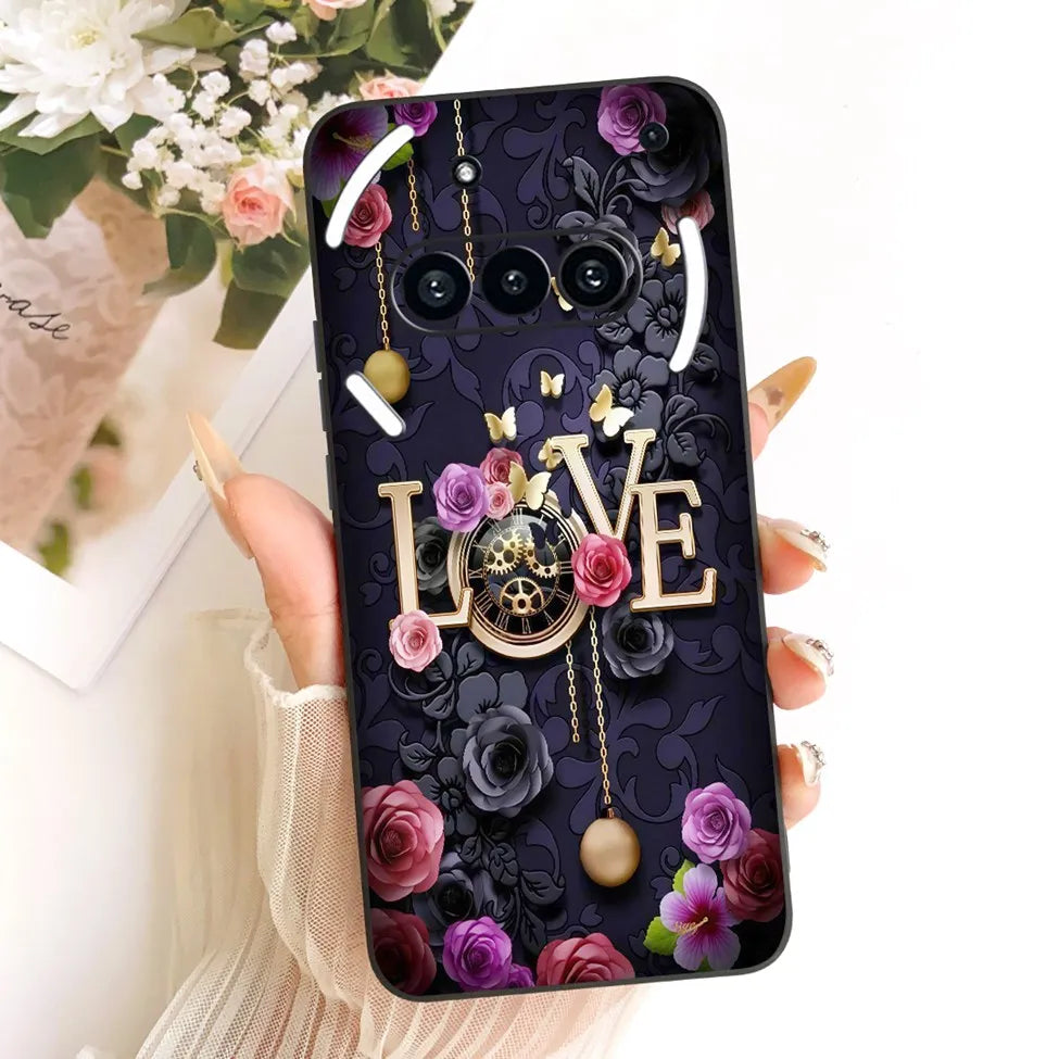 Casing For Nothing Phone (3a) A059 Cover For Nothing Phone 3a Case Silicone Cute Cat Fashion Butterfly Funny Painted