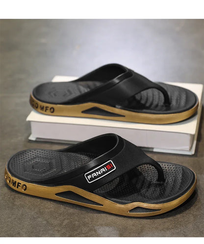 Flip-Flops For Men Breathable Comfortable Beach Sandals for Men Casual Shoes Flip-Flops Fashion Slippers for Outdoors
