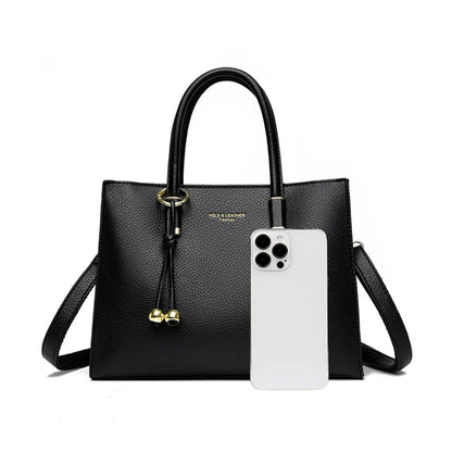 Genuine Brand Top Quality Leather Shoulder Crossbody Bags for Women Luxury Handbags Women Bags Designer Large Capacity Tote Bag