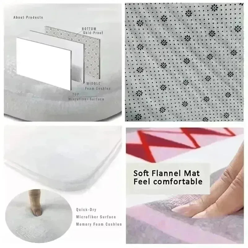 Simple Geometric Carpet with Retro Style and Perfect for High Flow Areas Such As Living Rooms Bedrooms Kitchens Etc Mats