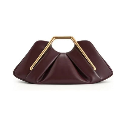 Cross-border New Soft Leather Cloud Bag Niche Pleated Luxury Dinner  Versatile Women Underarm Shoulder Crossbody Daily Handbag