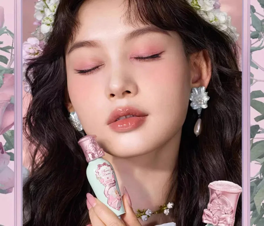 Flower Knows Set Midsummer Fairytales Make up Gift Box Eye Brow Palette Powder Blusher Eyebrow Concealer Lipgloss For Women