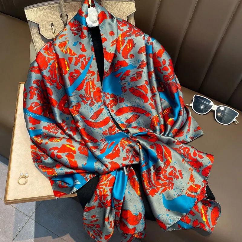 Women's Ethnic Style Printing Shawl Casual Fashion Scarf Travel Photo Outdoor Beach Scarf Shawl