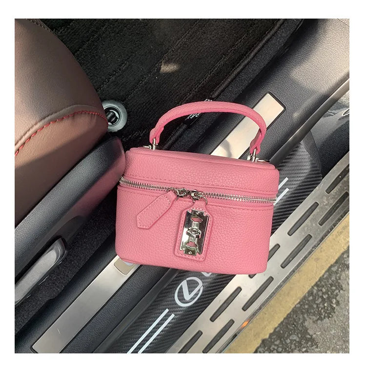 Women Square Handbags 2024 Summer Fashion Chains Crossbody Bags Texture PU Shoulder Bag Elegant Chic Mini Mobile Phone Bags