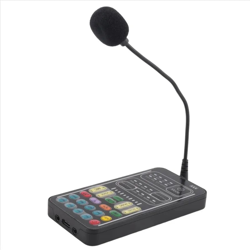 Voice Changer Handheld Microphone Voice Changer with Sound Multifunctional Effects Machine for Phone//Switch (i9)