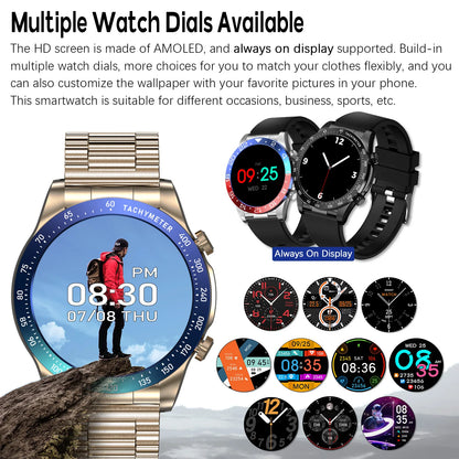 2026 new smart watch sleep monitoring Bluetooth call high-definition displaywrist  liftbright screen  round screen smart watch