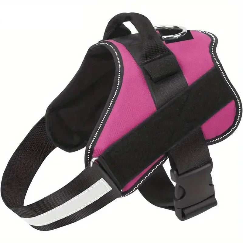 Dog Leash Vest Style Chest Harness Pet Supplies Stretchable Dog Chain Reflective Small Medium Adjustable Dogs Comfortable Secure