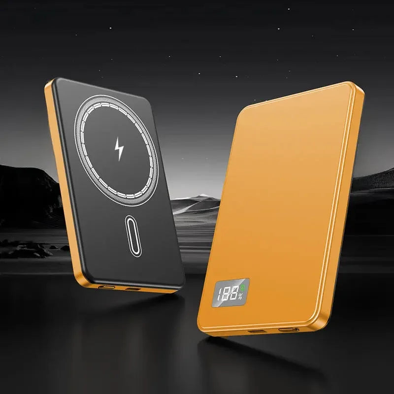 Lenovo Wireless Magnetic 500000mAh Power Bank Fast Charging Portable PD22.5W External Battery for Magsafe for iPhone17 Samsung