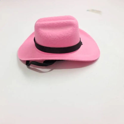 Adjustable Funny Pet Dog Hat Outdoor Summer Pet Accessories Dogs Cats Headwear Cowboy Hats Dog Cat