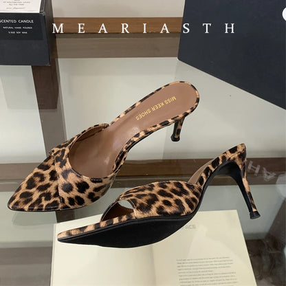 Super-high Heel 12/10/9/7cm Slippers Women Shoes Summer Peep Toe Stiletto Sandals Sexy Party Ladies Shoes Luxury Woman Pumps