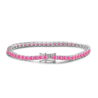 TY 925 Sterling Silver Moissanite Tennis Necklace & Bracelet For Women Men D-Color Moissanite Necklace Hip-Hop Tennis Chain