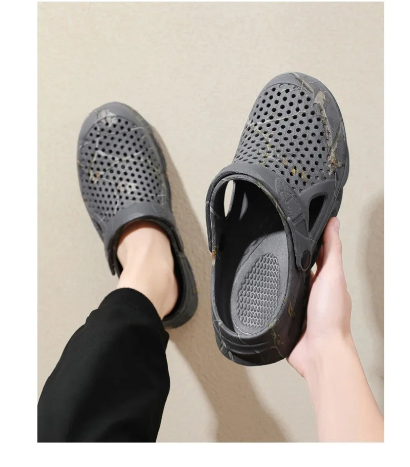 Plus Size 46 47 Summer Sandals for Men and Women Breathable EVA Beach Slippers Men Clogs Men Flip Flops Comfort Men Casual Shoes